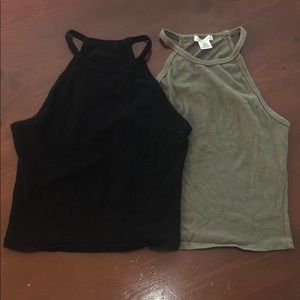 Two small Bozzolo halter tops